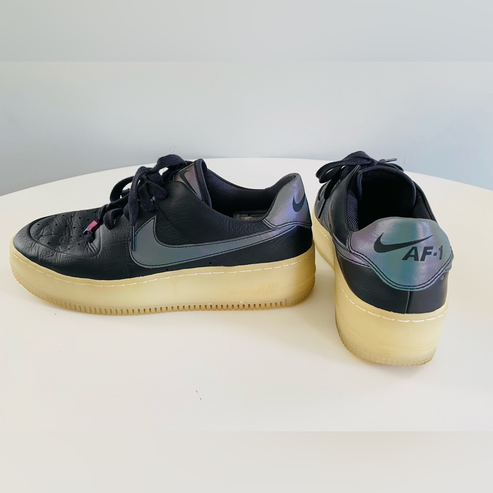 Nike Air Force 1 One Sage Low LX Oil Shoes Women's Size 10 AR5409-004 Grey - Picture 12 of 16